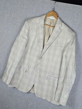 Lauren Ralph Lauren Black Label Linen Blazzer Khaki Sz 44R